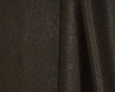 Ostrich - Dk Brown, Vinyl Leatherette fabric for auto or interior upholstery use - Image 1 of 3