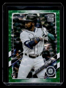 2021 Topps Update Taylor Trammell RC Green Foil #US47 - Picture 1 of 2