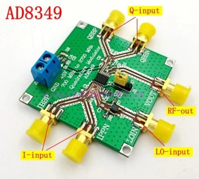 AD8349 700 MHz- 2.7 GHz Quadrature Modulation I Q Modem Module - Image 1 of 2
