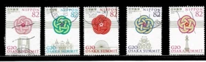 Japan 2019 G20 Osaka Summit 82Y Complete Used Set of 5 Sc# 4299-4303 - Picture 1 of 1