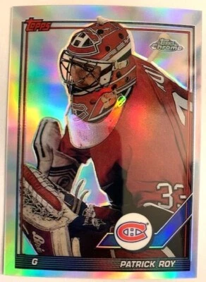 Patrick Roy - Montreal - 2002-03 Topps Chrome Patrick Roy Reprints REFRACTOR #6 - Image 1 of 4