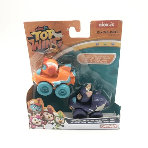 Nick Jr Top Wing Swift & Baddy Racers Playskool Race Cars Vehicles Toy NEW Cover