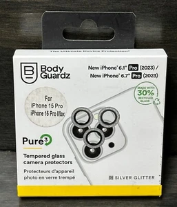 Protector de cámara de vidrio templado Bodyguardz iPhone 15 Pro Max / 15 Pro - BRILLO - Imagen 1 de 2