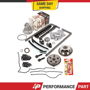 Timing Chain Kit Cam Phaser Oil Water Pump Gasket for 07-08 Ford 5.4 3VALVE - Bild 1 von 12