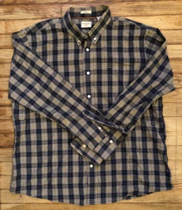 Dockers Mens Long Sleeve Button Down Plaid Shirt XL Casual Mens Shirt - Picture 1 of 10