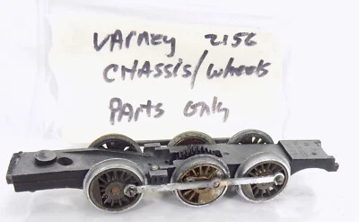 DE COLECCIÓN / HO / VARNEY / LOCOMOTORA DE VAPOR / CHASIS + RUEDAS / PIEZAS / CORRECTO 56 A 57 Foto 1 de 4