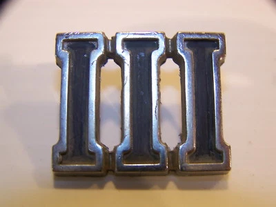 1965 1966 1967 PLYMOUTH FURY III EMBLEM OEM #2524226 - Image 1 of 3