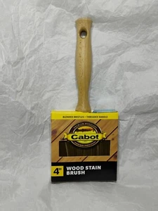 Cabot 4 pollici Spazzola per Macchie di Legno/Spazzola per Pittura Setole Miste, Manico Filettato - Foto 1 di 7
