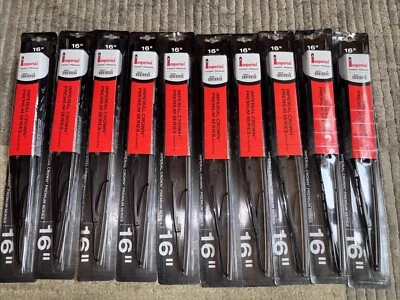 CANTIDAD 10 Imperial Crown 7000 16” Premium PTFE 16” Limpiaparabrisas #83416-10 Foto 1 de 4