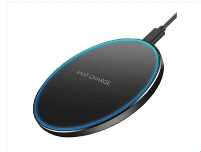 15W Max Wireless Fast Charger Charging Pad for Apple Android Phones Buds AirPods - Image 1 of 4