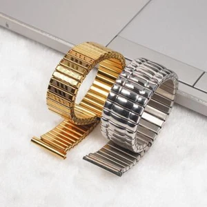 Stretch Expansion Edelstahl Uhrenarmbänder Strap Bracelet A4P1 uuee Z6J5 - Bild 1 von 12
