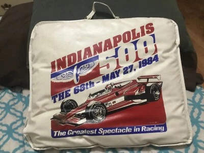 68th INDIANAPOLIS 500 SEAT CUSHION,1984,RICK MEARS, PENSKE AUTOMOBILE - Image 1 of 4