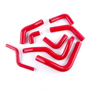 RED FOR DUCATI 998 S 2002 2003 2004 SILICONE RADIATOR COOLANT HOSE KIT - Picture 1 of 4