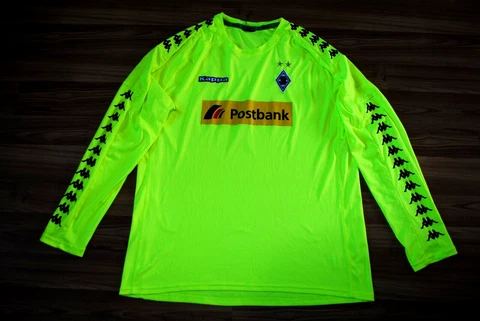 BORUSSIA MÖNCHENGLADBACH GOALKEEPER FOOTBALL SHIRT 2017-18 KAPPA LONGSLEEVE XXL Cover