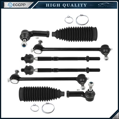 Kit de barra estabilizadora delantera para Ford Fiesta 2011-2018 barra estabilizadora extremo barra de acoplamiento y fuelle de piñón Foto 1 de 4