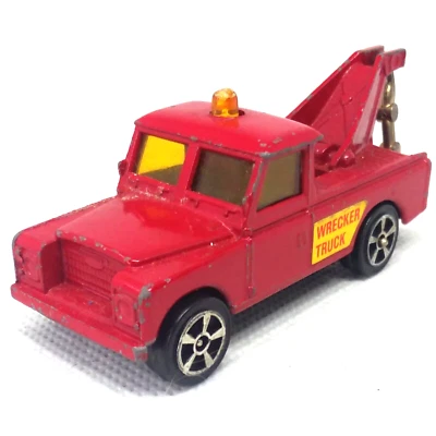 Corgi Juniors Whizzwheels Land Rover Wrecker Truck Red Made In United Kingdom - Image 1 of 4