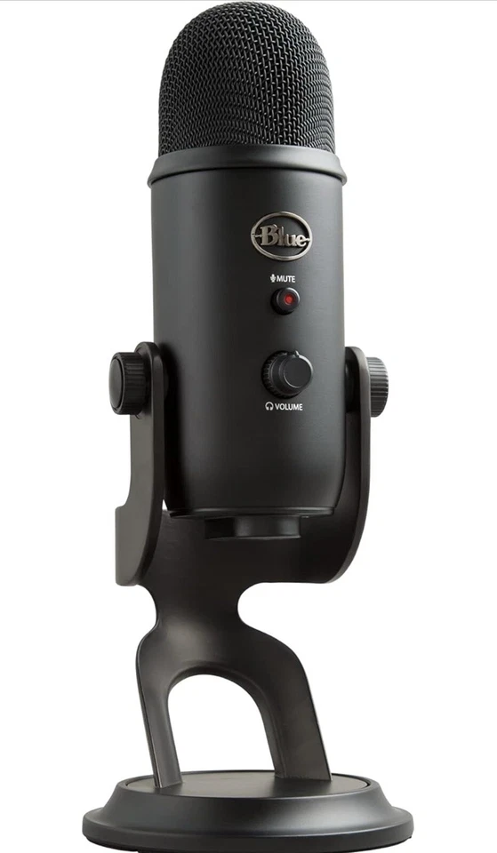 Blue Yeti USB-Mikrof. f. Aufn., PC und Mac .VO!CE Eff., Ständer, PaP- Schw., - Bild 1 von 1