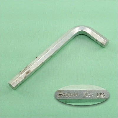 OEM/GENUINE SNAP-ON L-SHAPE SAE HEX ALLEN WRENCH (3/8") ++FREE SHIP! - Image 1 of 2