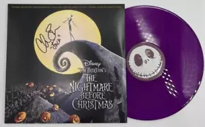 ALBUM VINILE FIRMATO CHRIS SARANDON NIGHTMARE BEFORE CHRISTMAS AUTOGRAFO BAS J33 - Foto 1 di 4