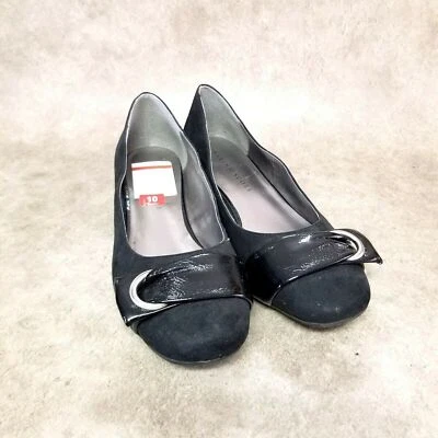 Karen Scott para mujer Janelle TU680 talla 10 negro con hebilla acento sin cordones tacón de 1,5" Foto 1 de 4