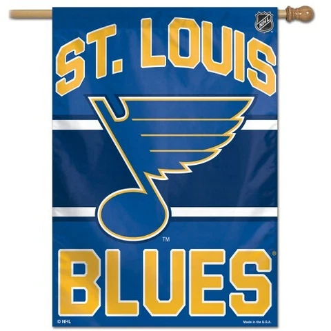 ST. LOUIS BLUES 28"X40" HOUSE FLAG OR WALL BANNER WEATHER RESISTANT NHL LICENSED Cover