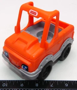 Fisher Price Little People Orange Pick-Up Truck Toy Car Jeep Hitch No Figure - Picture 1 of 6