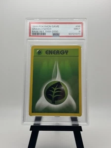 Pokémon TCG Grass Energy Base Set 1999-2000 PSA 9 - Picture 1 of 2
