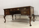 Sligh 1880 Centennial Mahogany Chippendale Style Ball & Claw Writing Desk