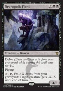 Magic the Gathering card 2014 Necropolis Fiend NON FOIL - Picture 1 of 1