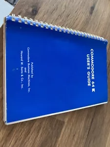 Commodore 64 Computer Users Guide Manual Book Vintage retro Computing - Picture 1 of 8