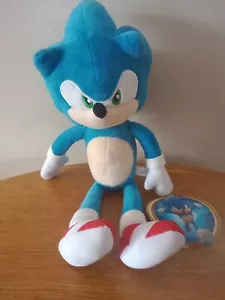 NEW w/ Tags 2022 Sonic The Hedgehog Movie 2 Plush 14" Toy Factory Stuffed Animal - Picture 1 of 8