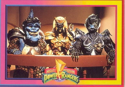 POWER RANGERS SERIES 1 1994 COLLECT-A-CARD PROTOTYPE PROMO CARD 3 - Image 1 of 2