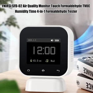 Detector de formaldehído TVOC Temp-Tester Monitor táctil de calidad del aire FNIRSI SFD-02/ - Imagen 1 de 12