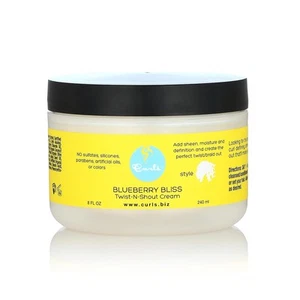 Curls Blueberry Bliss Twist-N-Shout Cream - 8 oz, for the Perfect Twist Outs and - Picture 1 of 10