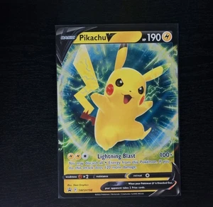 Pikachu V SWSH198 JUMBO OVERSIZED Black Star Promo Pokemon Card - Picture 1 of 1