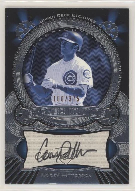 2004 Upper Deck Etchings Etched in Time Auto /375 Corey Patterson #ET-CP Auto - Image 1 of 2