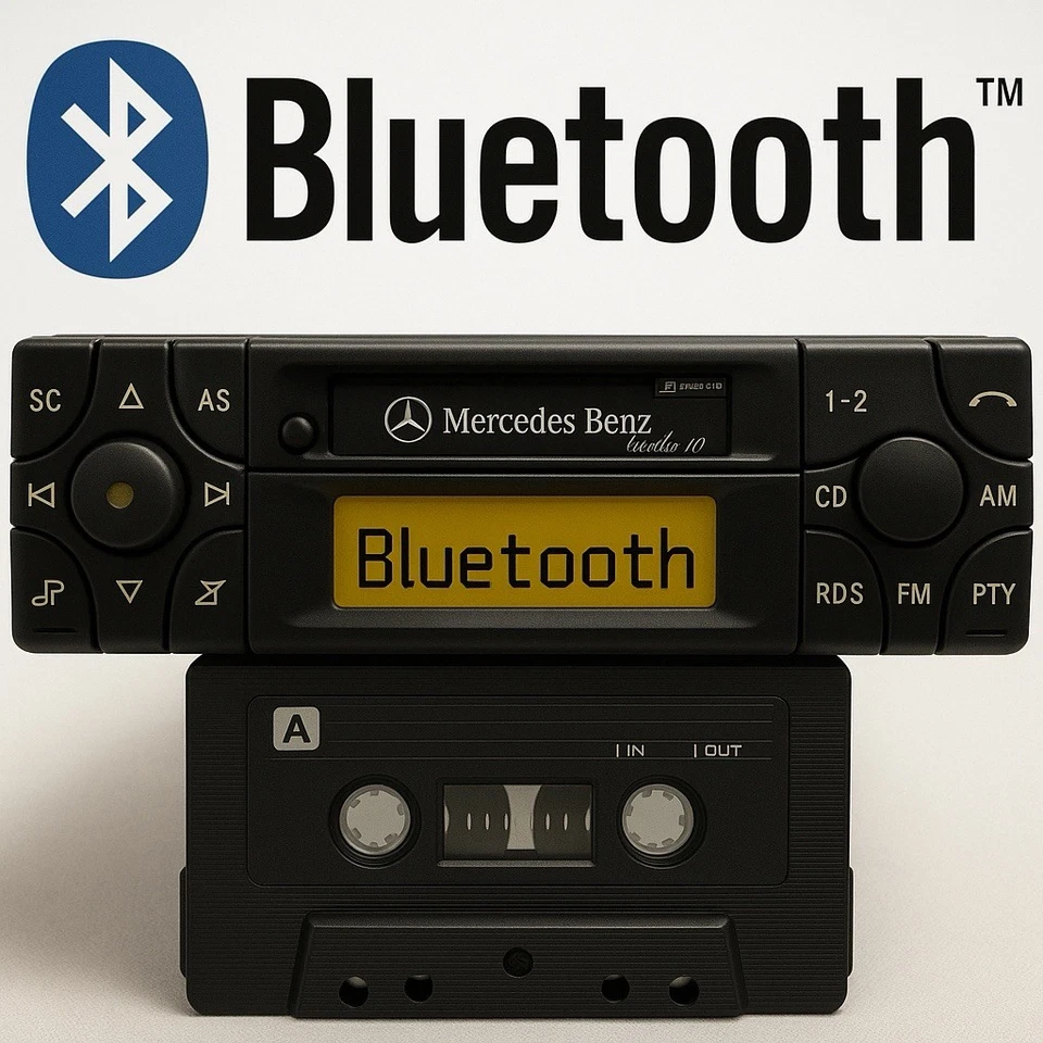 MERCEDES BENZ AUDIO 10 Bluetooth Autoradio S SL CL R129 W124 W140 W210 Mikrofon - Bild 1 von 4