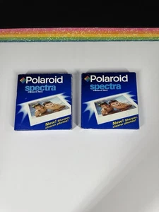 2 Polaroid Spectra 700 Sofortbildfilm 10 Fotos NEU Factory Sealed Expired 01/02 - Bild 1 von 3