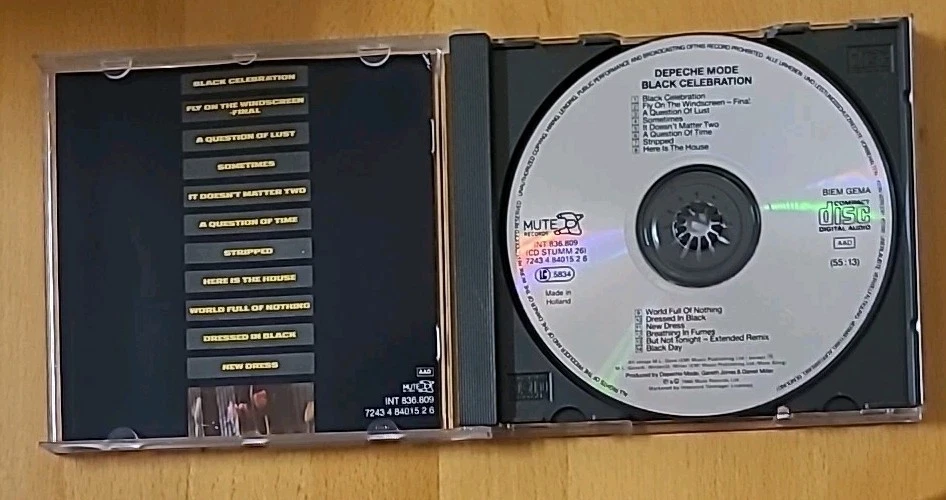 Depeche Mode Black celebration CD Album Germany Repress 1997 EMI UDEN - Bild 1 von 4