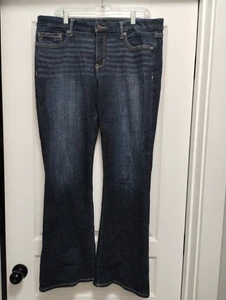 Buckle Black Boot Cut Jeans women's 33x32 Fit No. 53 Trouser Stretch - Picture 1 of 7