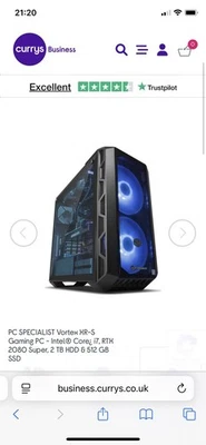 2080 super game pc    pc specialist  - Image 1 of 4