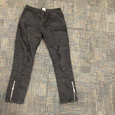 Pantalones de mezclilla negros desgastados Fear of God Fourth Collection 2015-2016 talla 36 Foto 1 de 4