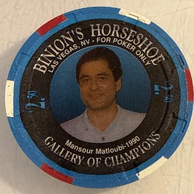 Binion's Horseshoe World Series of Poker 1994 $2,50 ficha de casino Las Vegas Nevada Foto 1 de 3