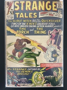 Strange Tales #128 (Marvel) 1ª aplicación Demonicus Human Torch Thing Quicksilver - Imagen 1 de 10