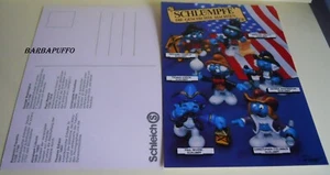 PUFFI SMURF SCHLEICH CARTOLINA ORIGINALE PUFFI STORICI ANNI 80 da BARBAPUFFO - Imagen 1 de 1