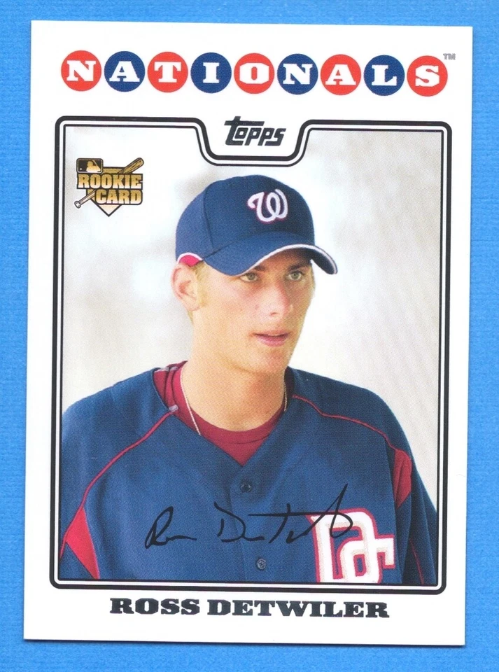 2008 Topps #92 Ross Detwiler Nationals - Image 1 of 1