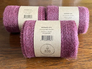 Tischläufer Jute - 3 Rollen á 10m x 15cm, bordeaux - Bild 1 von 1