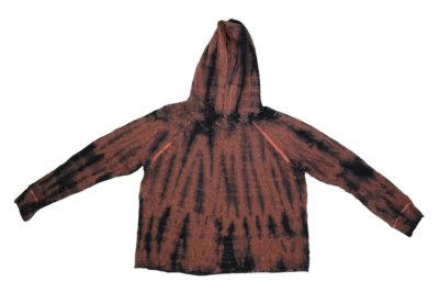 Sundry Anthropologie Lora Tie Dye Pullover Sudadera con Capucha Roja EE. UU. Para Mujer 1 Foto 1 de 4