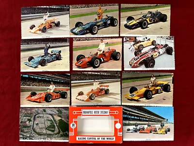 11 Vintage Postcard LOT Indianapolis Motor Speedway Indy Cars Mario Andretti 70s - Image 1 of 4