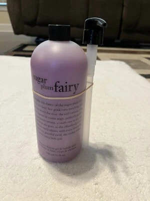 New Sealed with Pump Philosophy Sugar Plum Fairy Shampoo Shower Gel 32 oz 946 ml - Image 1 of 4